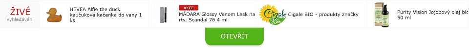 Ukázka LiveWall widgetu - Základní doplněk s živým vyhledáváním od uživatelů